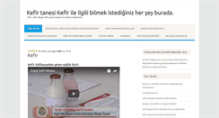 Desktop Screenshot of kefirtanesi.com