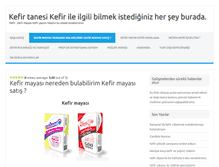 Tablet Screenshot of kefirtanesi.com